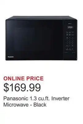 Costco Panasonic 1.3 cu.ft. Inverter Microwave - Black offer