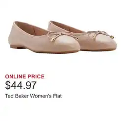 Costco Ted Baker Women's Flat offer