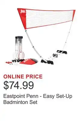 Costco Eastpoint Penn - Easy Set-Up Badminton Set offer