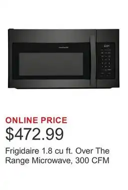 Costco Frigidaire 1.8 cu ft. Over The Range Microwave, 300 CFM offer