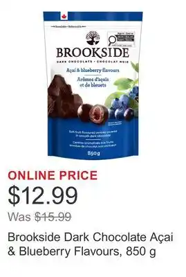 Costco Brookside Dark Chocolate Açai & Blueberry Flavours offer