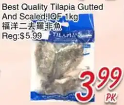 Foody Mart Best Quality Tilapia Guted And Scaled offer