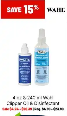 Ren’s Pets Depot Wahl Clipper Oil & Disinfectant offer