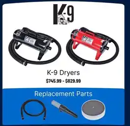 Ren’s Pets Depot K-9 Dryers offer