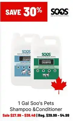 Ren’s Pets Depot 1 Gal Soo's Pets Shampoo & Conditioner offer