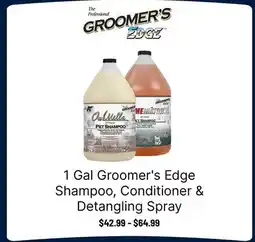 Ren’s Pets Depot 1 Gal Groomer's Edge Shampoo, Conditioner & Detangling Spray offer