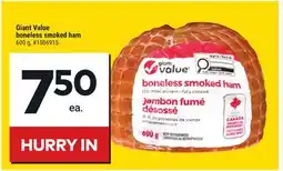 Giant Tiger Giant Value boneless smoked ham offer