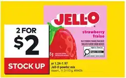 Giant Tiger Jell-O powder mix offer