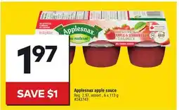 Giant Tiger Applesnax apple sauce offer