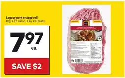 Giant Tiger Legacy pork cottage roll offer