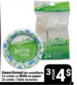 Pasquier Assortiment de coutellerie 24 unités ou Bois en papier 20 unités Table Accents offer