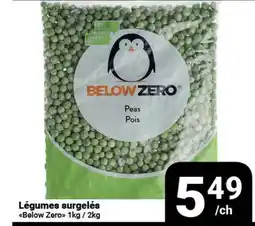 Pasquier Légumes surgelés Below Zero offer