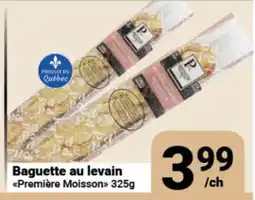 Pasquier Baguette au levain Première Moisson offer