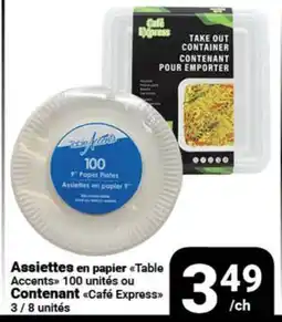 Pasquier Assiettes en papier 100 unités ou Contenant 3 / 8 unités offer