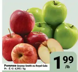 Pasquier Pommes Granny Smith ou Royal Gala offer