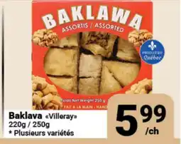 Pasquier Baklava Villeray offer