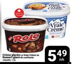 Pasquier Crème glacée La Vraie Crème ou Dessert glacé de confiserie Nestlé offer