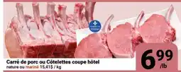 Pasquier Carré de porc ou Côtelettes coupe hôtel offer