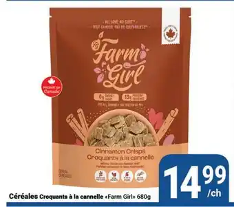 Pasquier Céréales Croquants à la cannelle Farm Girl offer