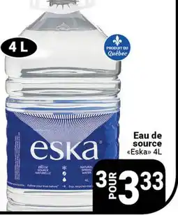 Pasquier Eau de source Eska offer