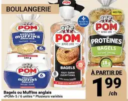 Pasquier Bagels ou Muffins anglais offer