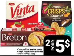 Pasquier Craquelins Breton, Vinta, Crisps légumes ou Bouches offer