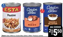 Pasquier Sauce esta ou Cordon Bleu offer