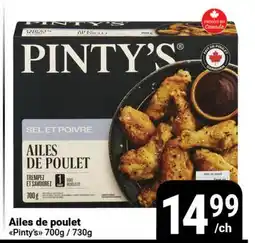 Pasquier Ailes de poulet Pinty's offer