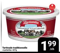 Pasquier Tartinade traditionnelle Lactantia offer