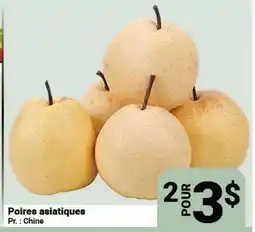 Pasquier Poires asiatiques offer