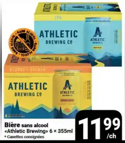 Pasquier Bière sans alcool Athletic Brewing offer
