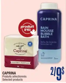 Jean Coutu CAPRINA Selected products offer