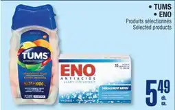 Jean Coutu TUMS, ENO Selected products offer