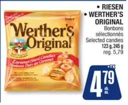 Jean Coutu RIESEN, WERTHER'S ORIGINAL Selected candies offer