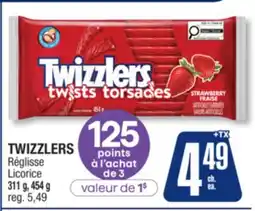 Jean Coutu TWIZZLERS Licorice offer