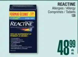 Jean Coutu REACTINE Allergy Tablet offer