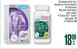 Jean Coutu PERSONNELLE Muscle and back pain relief offer