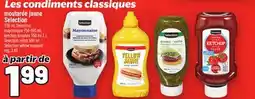 Metro LES CONDIMENTS CLASSIQUES MOUTARDE JAUNE SELECTION | SELECTION YELLOW MUSTARD offer