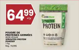 Rachelle-Bery Grocery IRON VEGAN SPROUTED PROTEIN POWDER offer