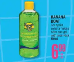 Jean Coutu BANANA BOAT After sun gel with aloe vera offer