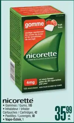 Jean Coutu NICORETTE offer