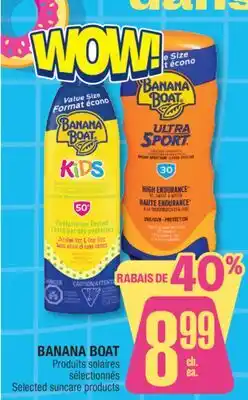 Jean Coutu BANANA BOAT Selected suncare products offer