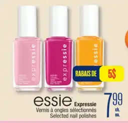 Jean Coutu essie Expressie Selected nail polishes offer