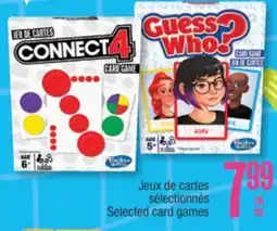 Jean Coutu Selected card games offer