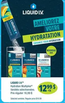 Jean Coutu LIQUID I.V. Hydration Multiplier offer