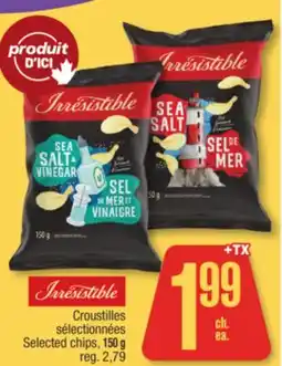 Jean Coutu IRRESISTIBLE Selected chips offer