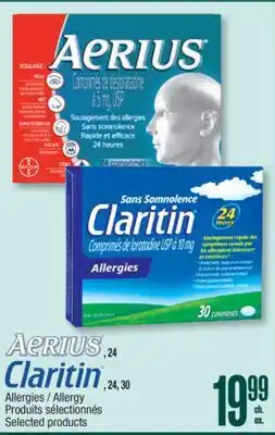 Jean Coutu AERIUS, CLARITIN Allergies Selected products offer