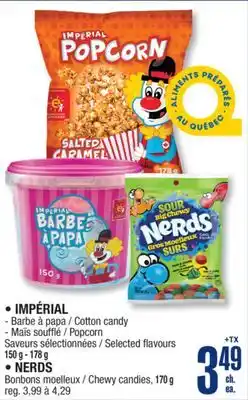 Jean Coutu IMPÉRIAL, Cotton candy NERDS, Chewy candies offer