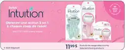 Jean Coutu SCHICK Selected shaving products offer