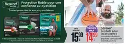 Jean Coutu DEPEND Incontinence products offer